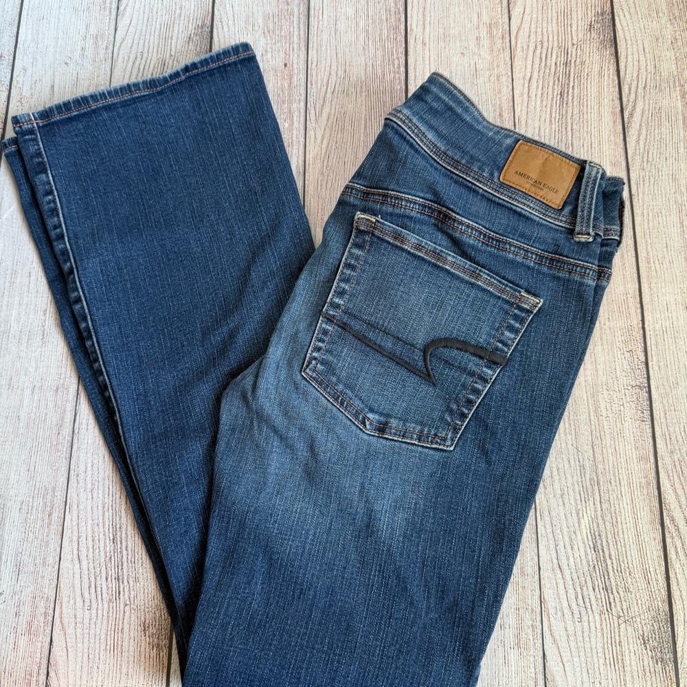 American Eagle Outfitters Dark Blue Boot Cut Jeans